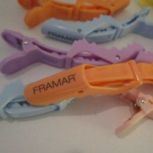 set of hairdressers clips